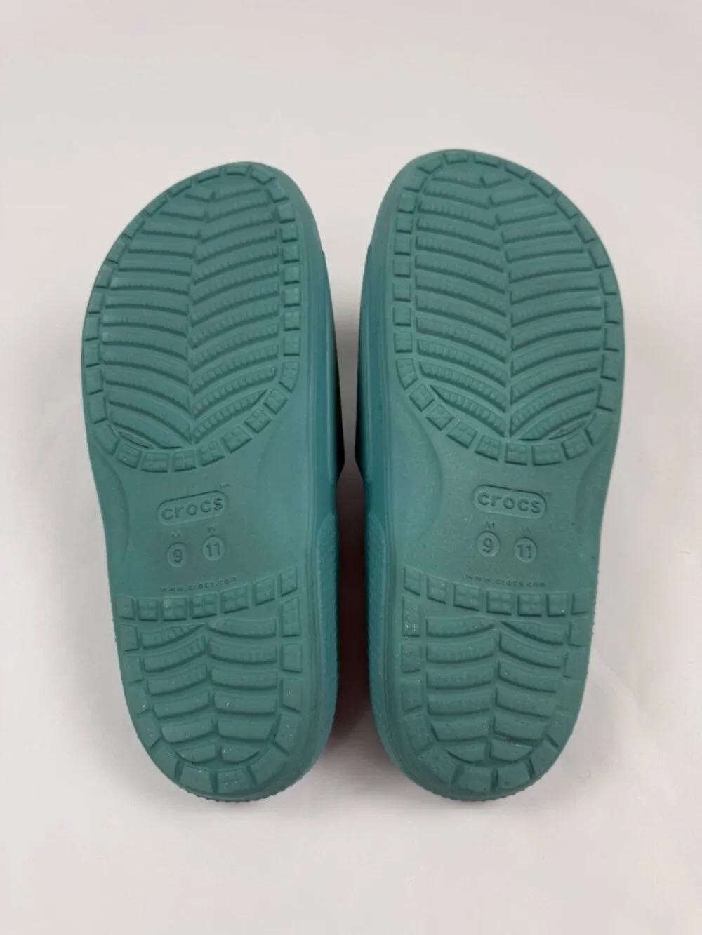 Crocs Blue Slide Sandals M9 W11 Comfort Lightweight Unisex